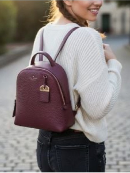 kanken mini black backpack Fjallraven Re-Kanken Color:Plum | Gold Hardware cat box Travel Laptop Backpack with The seat padding prevents